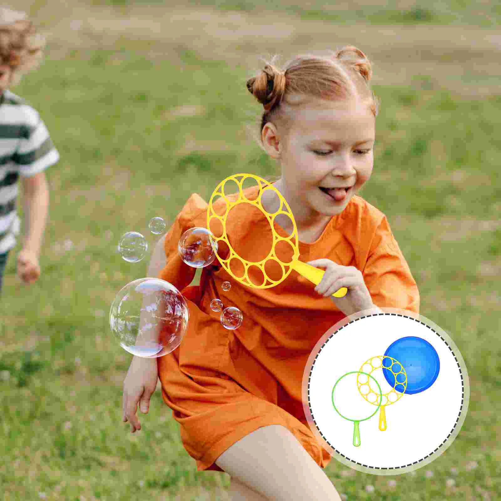 

Bubble Blower Summer Toys Children's Wands with Tray Kids Large Abs Maker Bubbles For