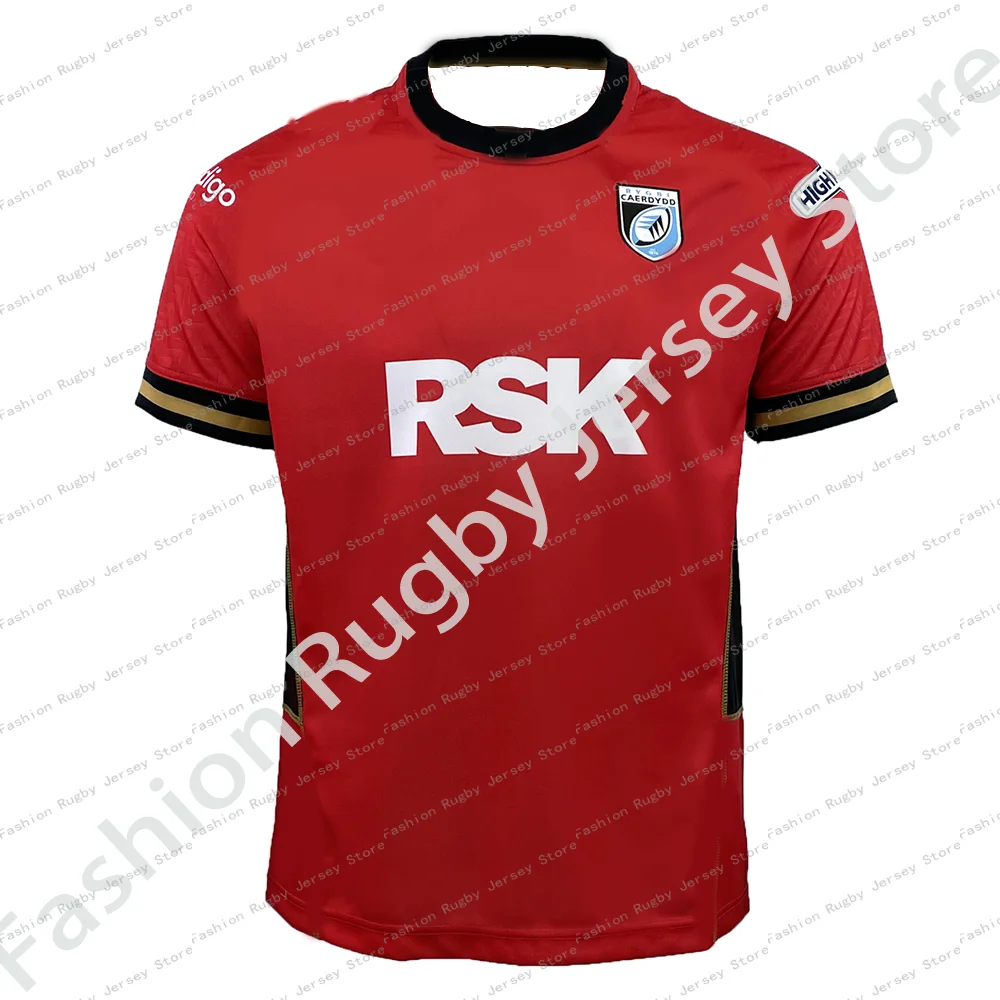 Cardiff Rugby Jersey Clothes Men Kids Children Male Boys Gift T Shirt Team Sportswear Tee Teenager Home Training Top /25 children clothes boxing jersey