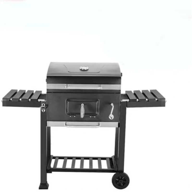 Qualità Portatile Installazione Semplice Stufa A Botte Di Olio Barbecue Cortile Grande Barbecue Quadrato Stufa Riscaldamento Stufa Barbecue Grill