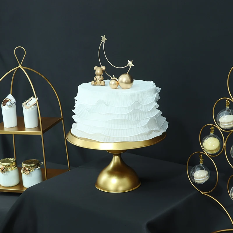 Gold Luxury Dessert Table Ornament Set Wedding Decoration