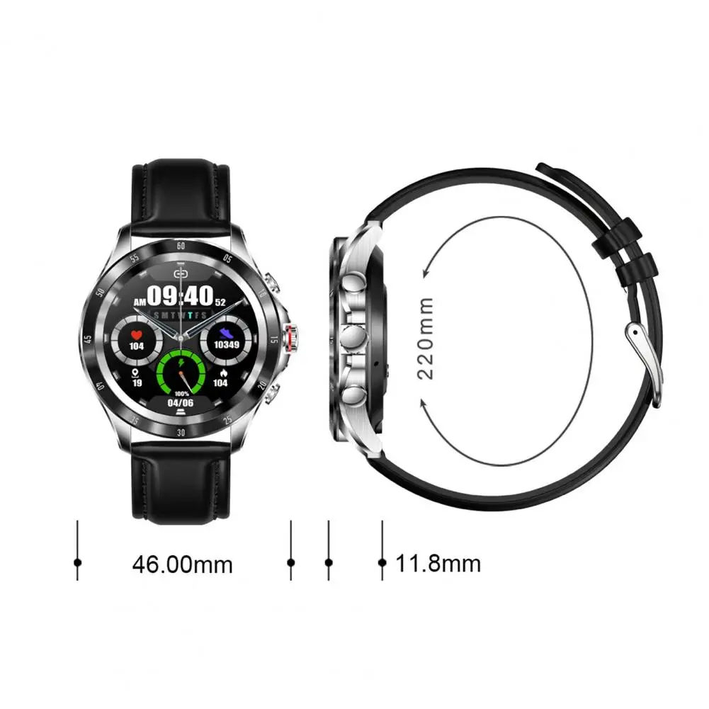 

Умные часы с экраном 1,32 дюйма, наручные умные часы, уведомление о звонке, анализ сна, цифровые наручные часы, мониторинг здоровья