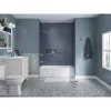 Alcove Bath with Integral Apron, Integral Flange and Left Hand Drain,  60-Inch X 30-Inch White Bathtubs 3