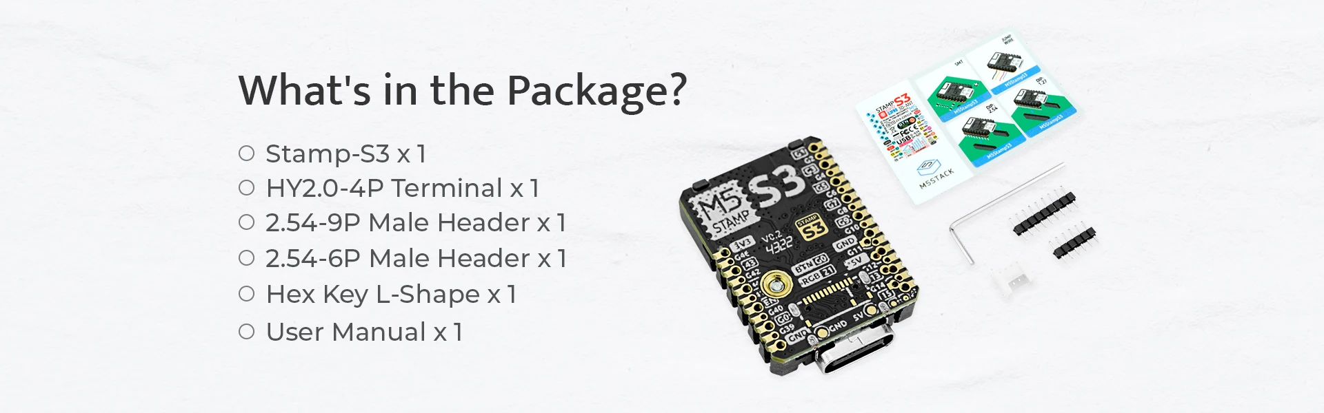 Official M5Stamp ESP32S3 Module
