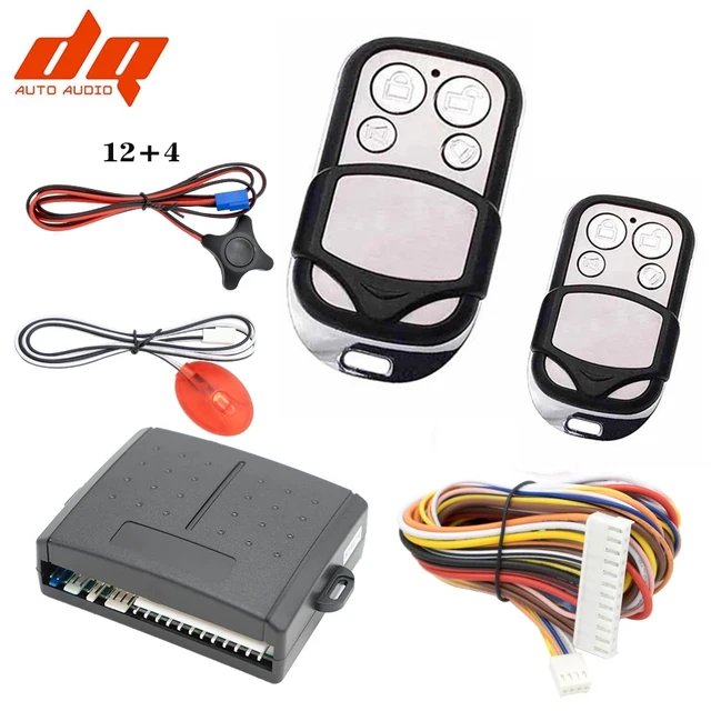 Kit central remoto para automóvil, cerradura universal para puerta de  coche, sistema de entrada sin llave, bloqueo central, kit de control remoto