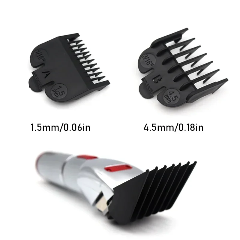 2pcs 1.5/4.5mm Hair Cutting Combs for Professional Hair Trimmer Machine Universal Guards Barber Accessories Trimmer Limit Combs