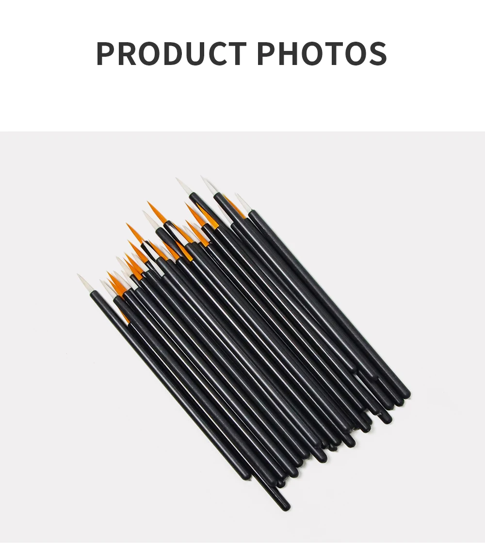 GLAMLASH 50Pcs Einweg Eyeliner Make Up Pinsel Lidschatten Zauberstab Kosmetik Pinsel Wimpern Verlängerung Frauen Schönheit Make-Up-Tools – Detail 8