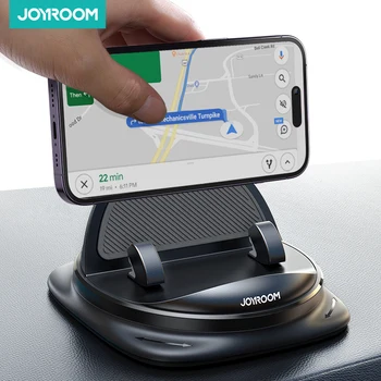 Joyroom Universal Dashboard Car Phone Holder Upgraded Reusable Silicone Phone Mount Holder for Car Dash Anti-Slip Pad Mat Holder