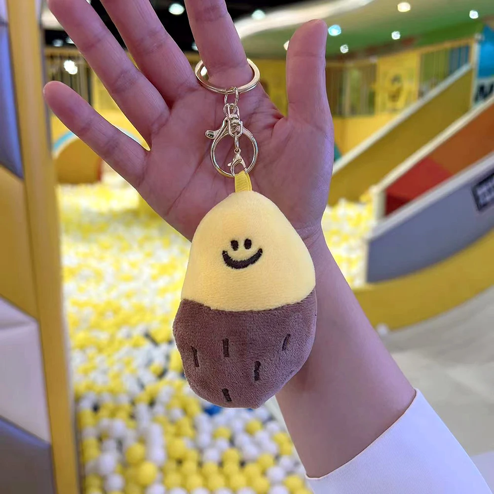 

Small Sweet Potato Doll Pendant Keyrings Lightweight Hanging Pendant Props For Schoolbag Key Wallet