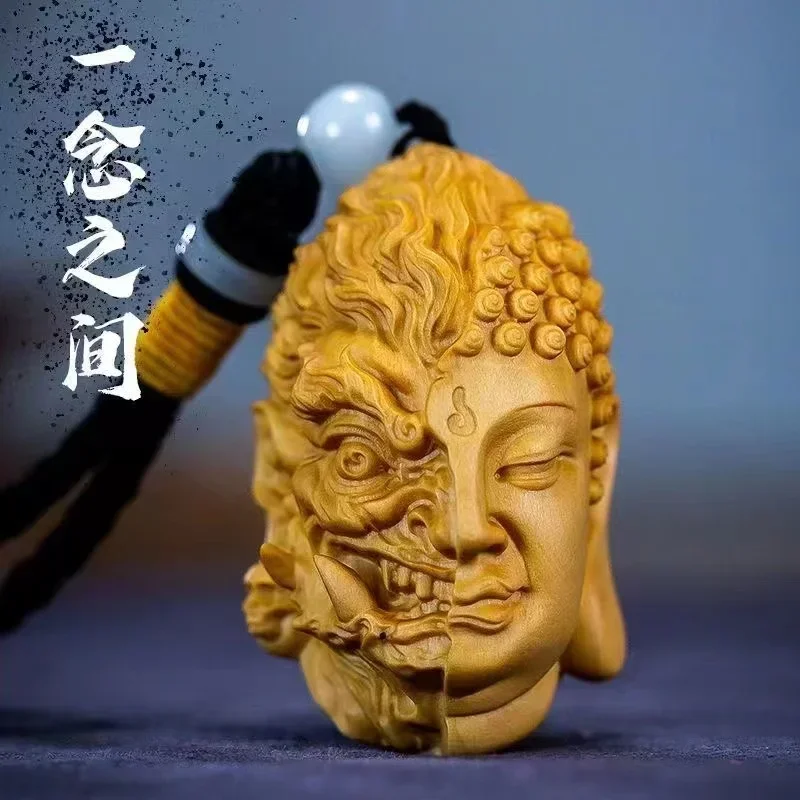 

Taihang Yabo Будда волшебная ручка коробка Вэнь играть искусственная деревянная Автомобильная вешалка Ручная работа ожерелье подвеска