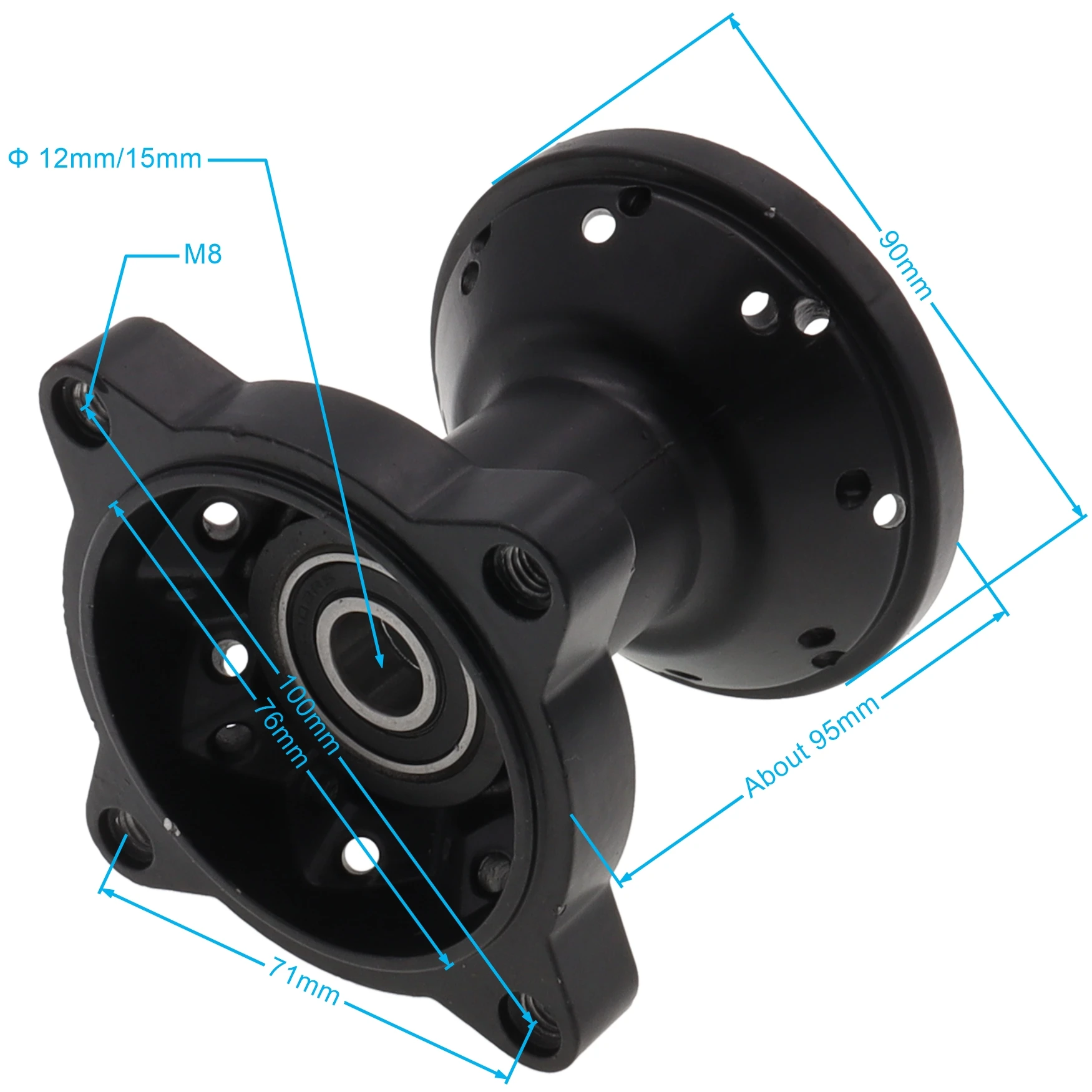 32 Spokes Front or Rear Rim Hub 12mm/15mm Wheel Axle Hole for 10 12 14 17 Inch XR CRF BBR Dirt Pit Bike