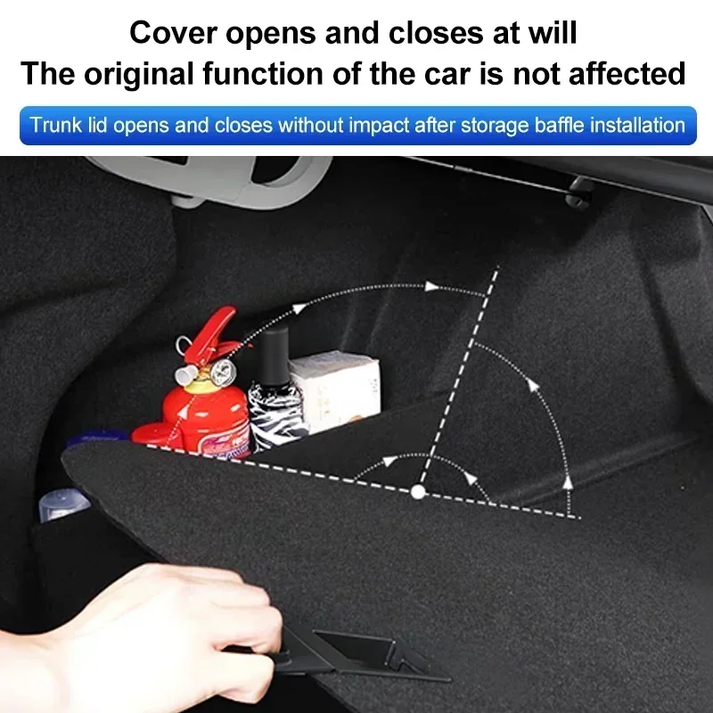 Auto Teile Für Mazda CX5 KF 2017 ~ 2025 2023 Auto Verdicken Stamm Seite Partition Stamm Lagerung Partition Multifunktions lagerung Box – Detail 2