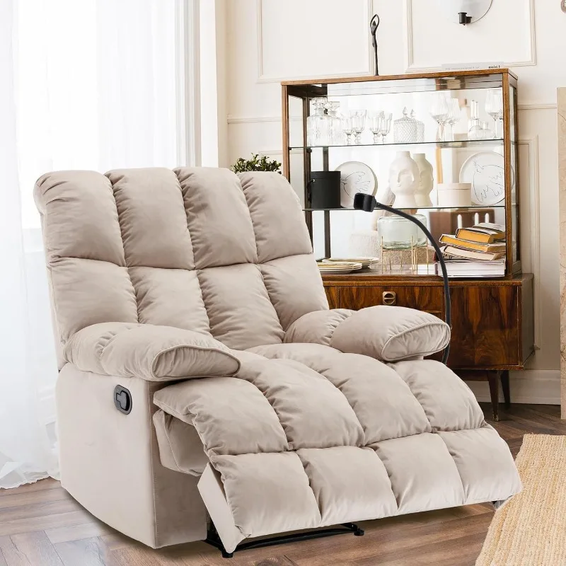 Oversized Recliner Chair, Big Mans Recliner Chairs for Adults 400LBS, Wide Recliners for Tall Man, Large Chair