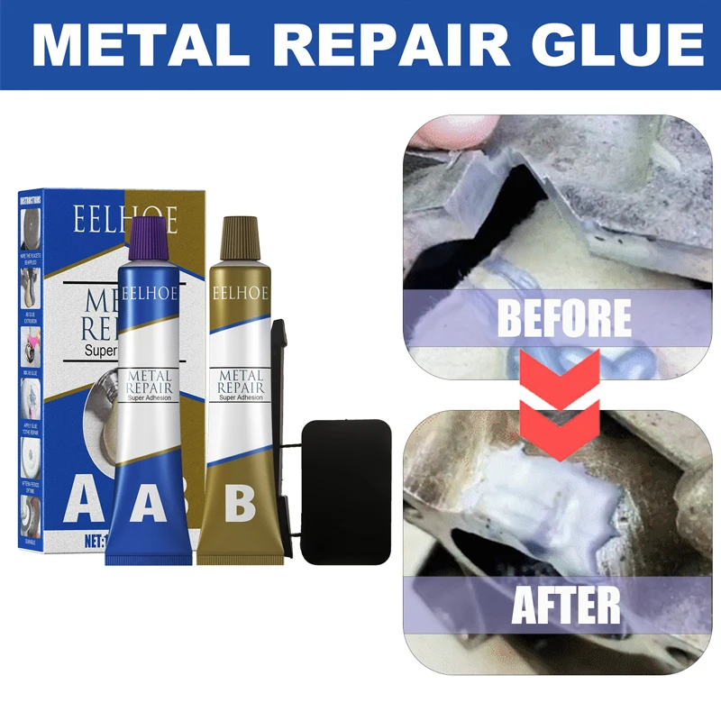 100g Magic Repair Glue AB Metal Cast Iron Repairing Adhesive Heat