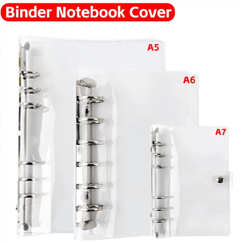 

A7 A6 A5 Binder Storage Collect Book for 6 Hole Refill Insert Filler Paper Loose Leaf Binder Diary Agenda Planner Bullet Cover