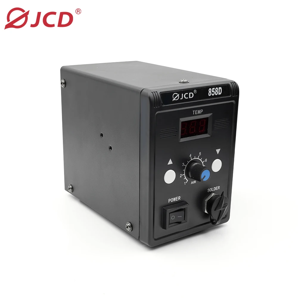 JCD Hot Air Gun 858D 700W BGA Rework Solder Station Soldering Heat Air Gun Station 220V / 110V For SMD SMT Welding Repair Tools 4