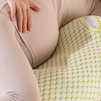 U-Shaped Pregnancy Pillow for Side Sleeping Maternity Body Pillow with Back & Belly Support Cooling Summer Sleep Comfort 3