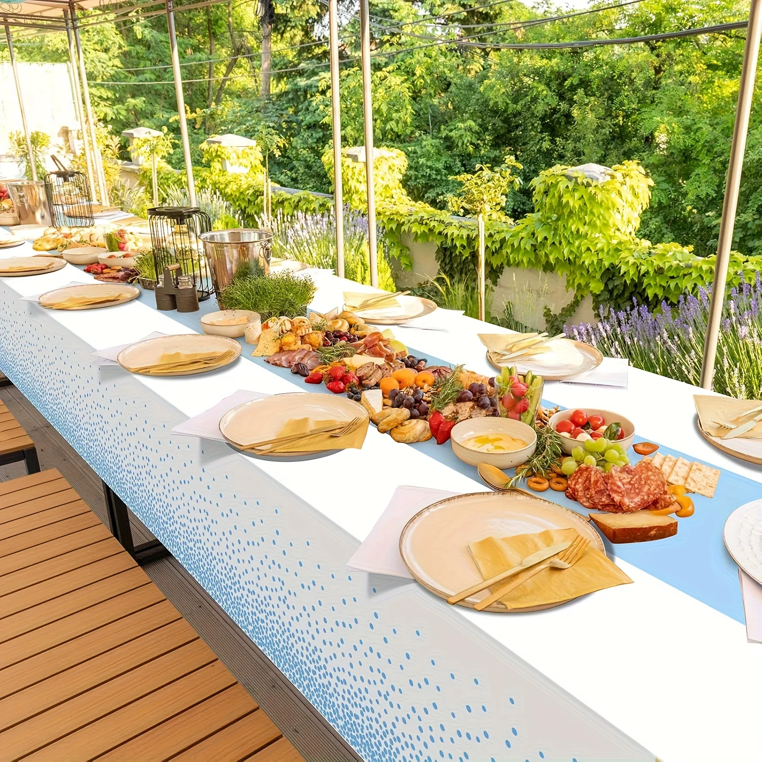 Elegant Disposable Rectangular Table Covers for Party Decor and Special Events