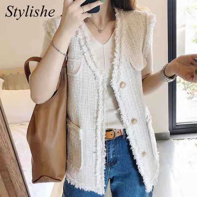 Vest Women Sweater Korea, Sweater Vest Fashion Style