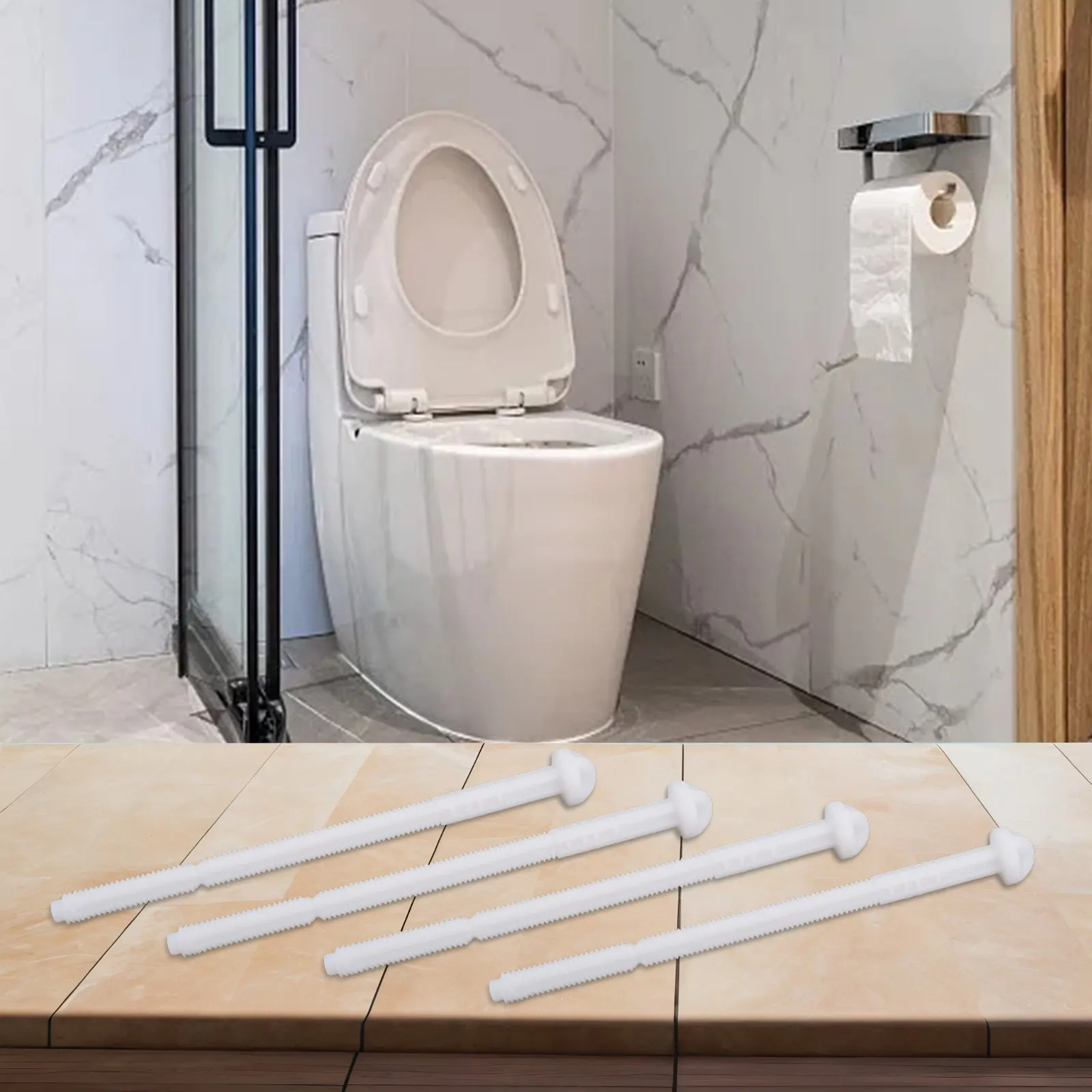 Description Picture 4 of itemPush Rods 4pcs For GEBERIT For For Twinline Presser Bar 240.074.00.1 Bathroom Fixture Toilets Accessories And Parts