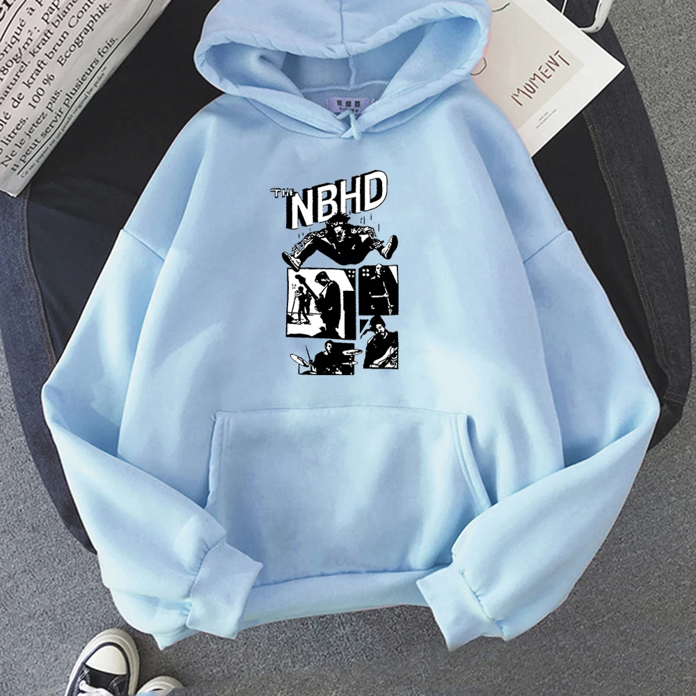 thumbnail image 1 of Sudadera con capucha Arctic Monkeys The NBHD Neighborhood, sudaderas con gráficos de dibujos animados divertidos para hombre, sudadera informal Harajuku para parejas, Moletom para hombre, 1 of 5