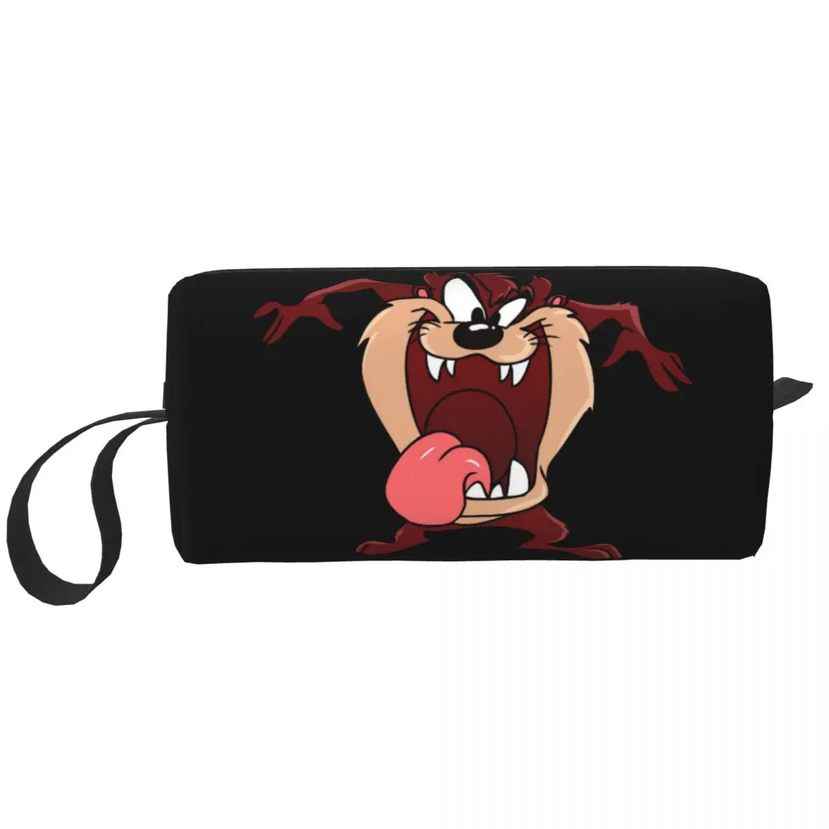 

Женская дорожная косметичка тазманиа, мультяшный аниме органайзер для туалетных принадлежностей, дамский набор для хранения косметики