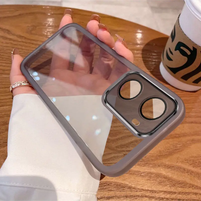 Enhanced Shockproof Plating Silicone Phone Case - Durable Back Cover