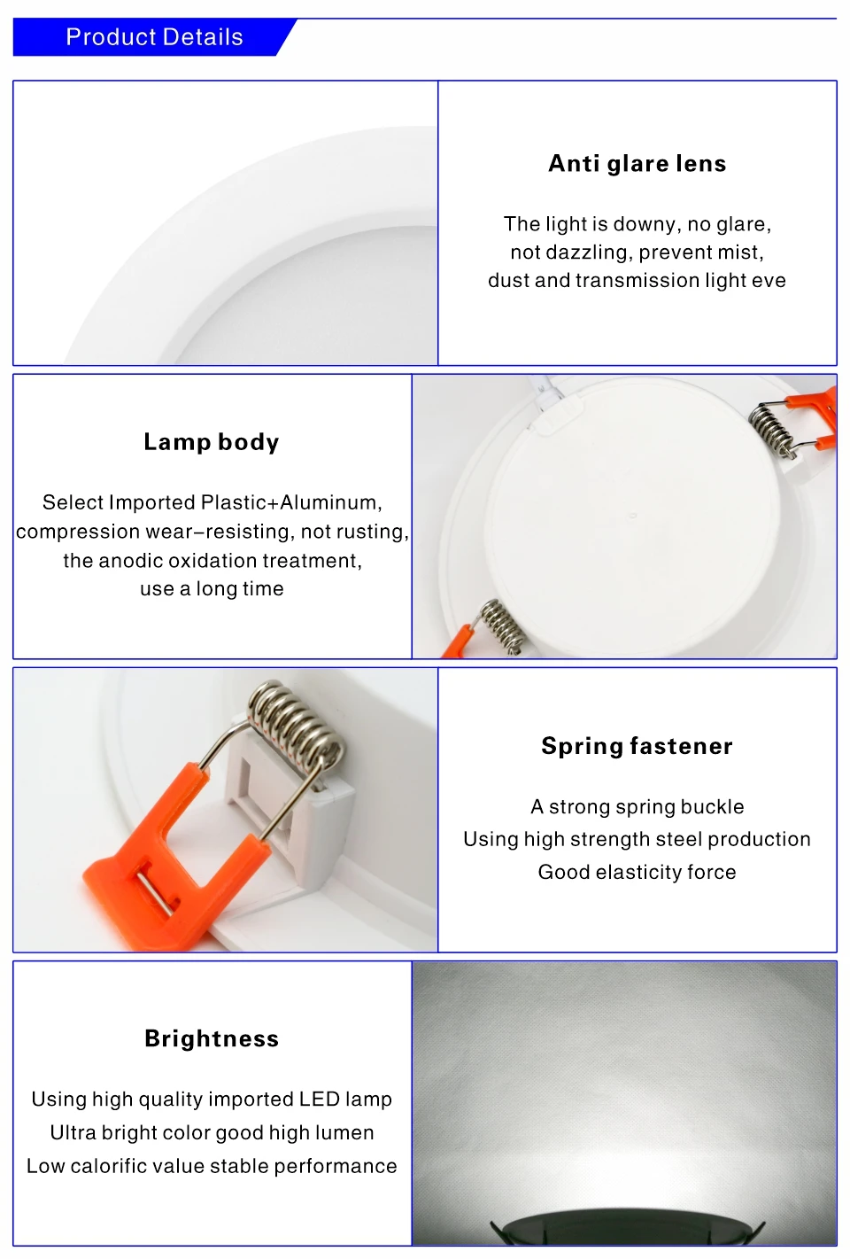 2pcs/lot Led Downlight 5W 7W 9W 220V Sound Sensor Ceiling Light 2.5/3/4 inch Round Led Panel Down Light Voice Control Spotlight