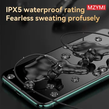 MZYMI Neckband Bluetooth Earphones i35 Wireless Sports Headphone 9D Sound Waterproof Running Earbuds Gaming Stereo Headset 5