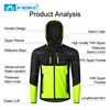 INBIKE Winter Men's Windbreaker Jacket Warm Polar Fleece Cycling Jackets With Pockets Waterproof Bicycle Jacket Clothing For Men 4