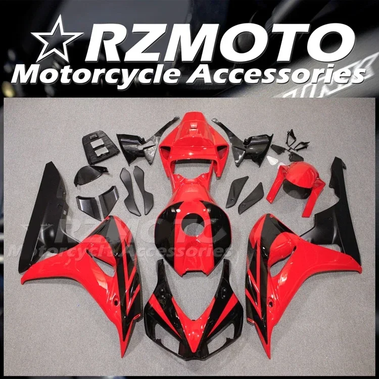 

4Gifts New ABS Whole Motorcycle Fairings Kit Fit for HONDA CBR1000RR 2006 2007 06 07 Bodywork Set Custom Red Black