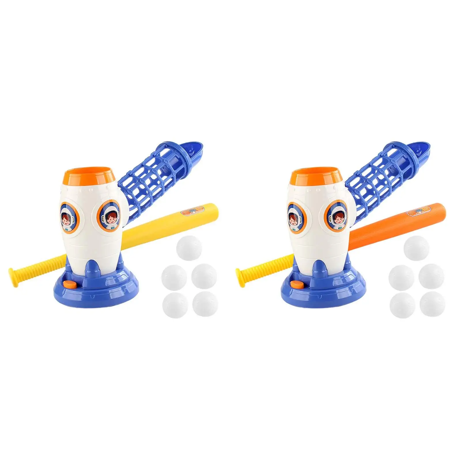 

Kids Pitching Machine Cute Sports Game Baseball Trainer Baseball Launcher for Kids Birthday Gifts Girls Boys Children Backyard