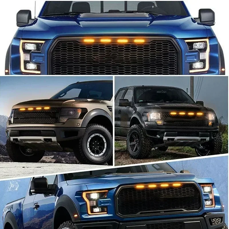 Waterproof LED Car Front Grille Lights for Off Road SUV