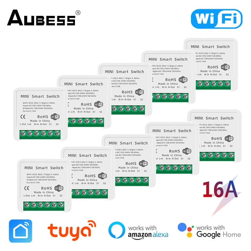 Przełącznik 16A Tuya Smart WiFi za $4.22 / ~18zł