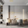 Nordic Style Pendant Lights LED for Living Kitchen Dining Room Hanging Pendant Lamp Smart Home Alexa  Indoor Lighting Fixture 5
