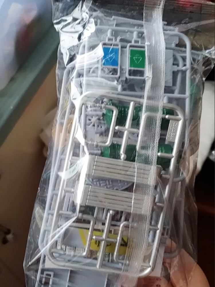 미니어처 버스 플랫폼 모델 조립 장난감 블록 시티 장면 DIY 모델 제작/샌드테이블 풍경/선물 1개
