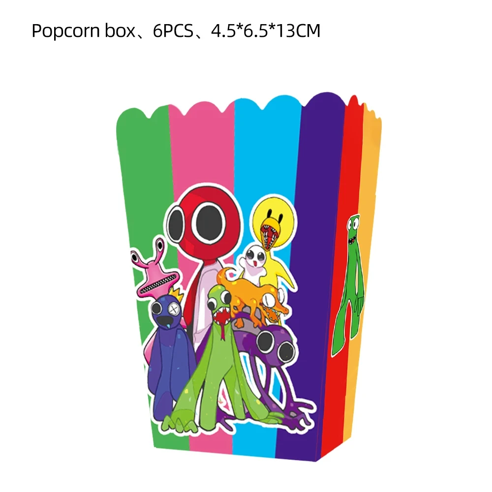 6pcs popcorn box