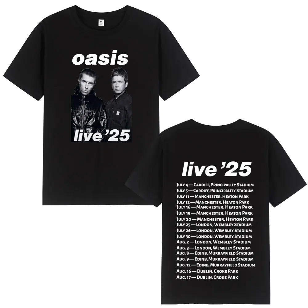 UK限定 oasis live '25 Tシャツ 黒 Live '25 London Event T-Shirt Black – Oasis Live '25
