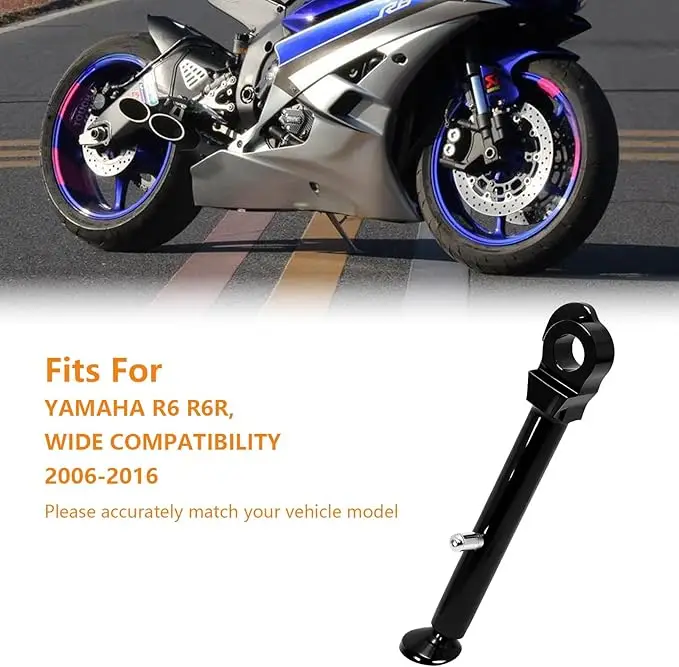 Adjustable Kickstand Support Side Stand Foot for Yamaha R6 R6R 2006 ...