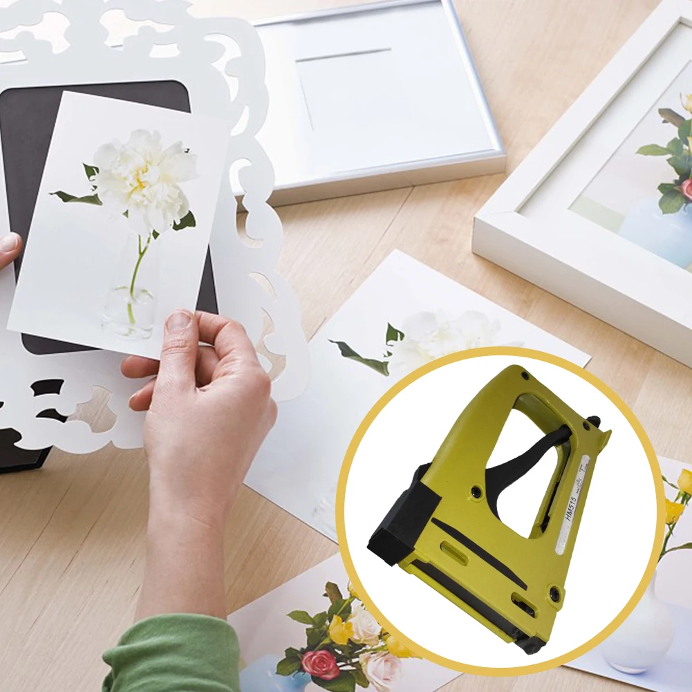 포인트 드라이버 유연한 포인트 건 태커 경량 금속 그림 프레이밍 도구 그림 프레임 용 스테이플러