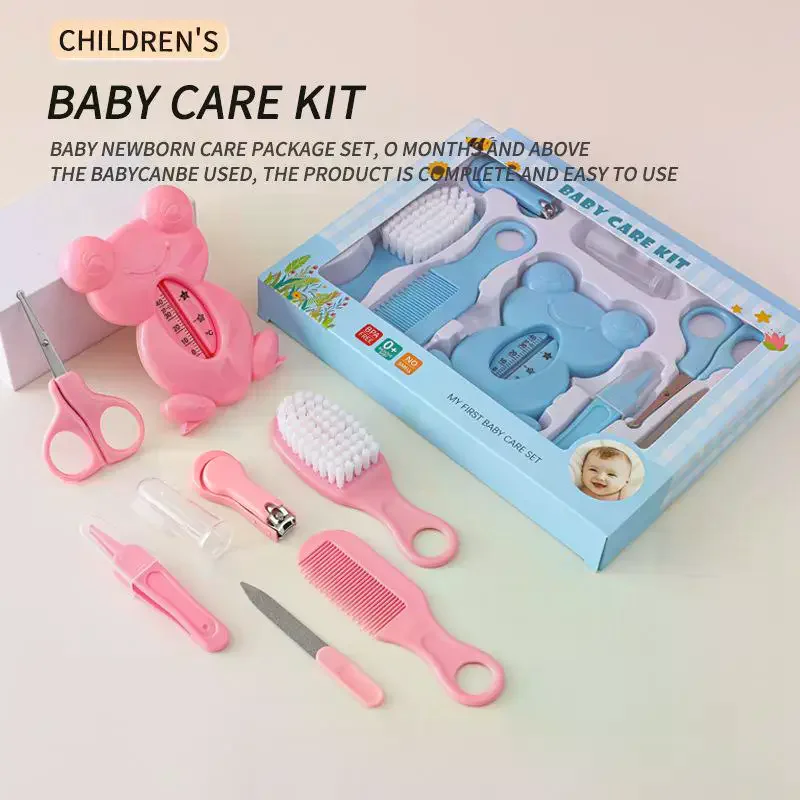 Kit per la Cura del Bambino: Set 10 Pezzi con Tagliaunghie, Aspiratore Nasale, Pettine e Spazzola di Sicurezza, Progettato Appositamente per Borse - immagine 3