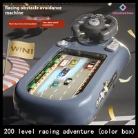 New Children'S Racing Game Console With Fun Obstacle Avoidance Adventure Puzzle Steering Wheel Toy Desktop Game 1