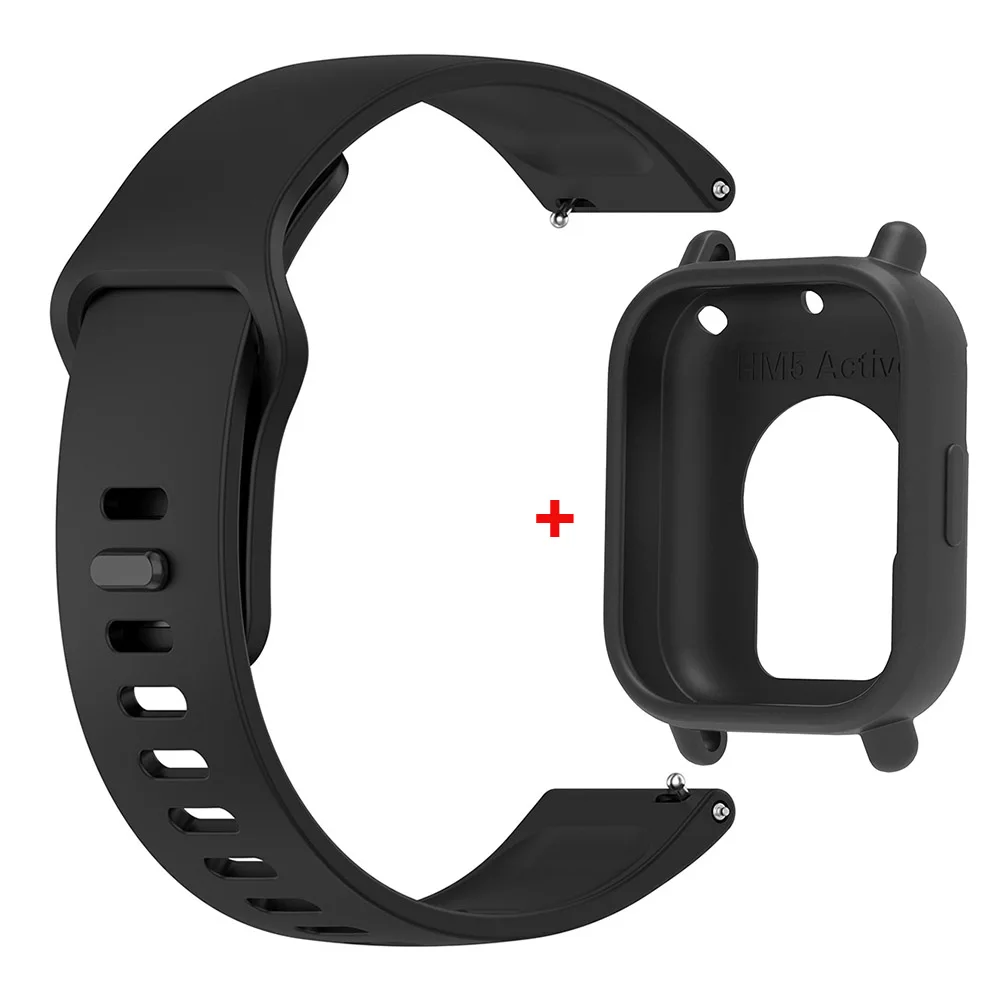 Silicone Strap with Protective Case