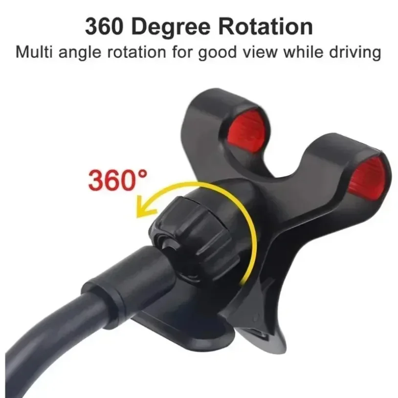 Universal 360 Degree Rotation Car Phone Holder Windshield Dashboard Mount Lazy Bracket Flexible Navigation Stand Accessories
