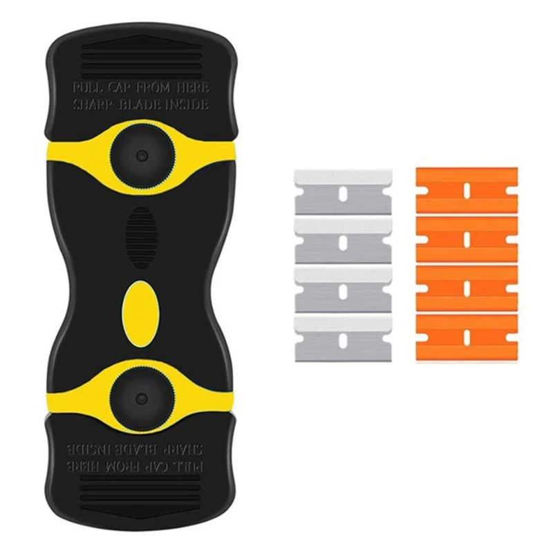 

Razor Scraper Blade Tool Car Window Glass Stovetop Vinyl Film Sticker Tint Glue Cleaner Phone Screen Squeegee Knife