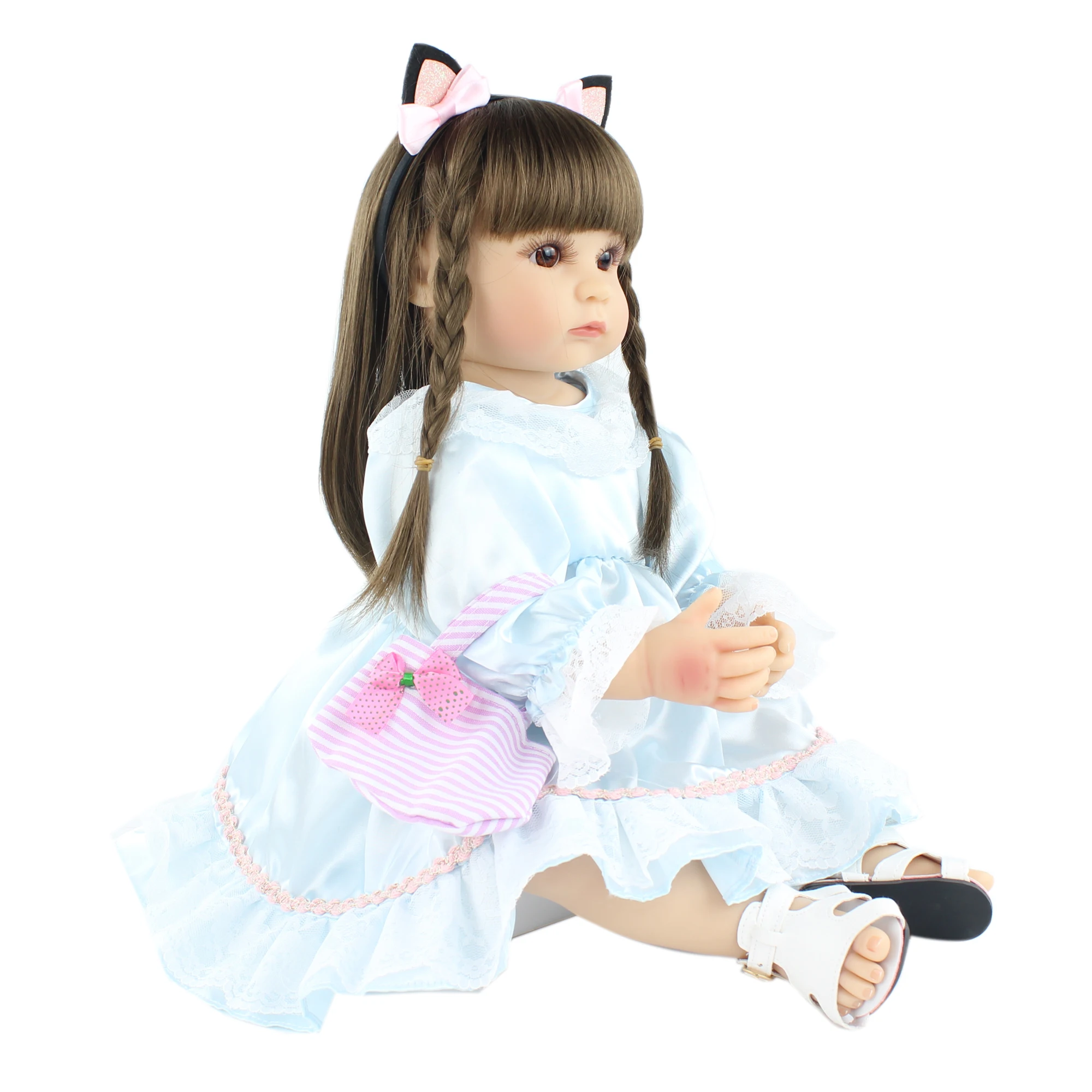 Poupée De Chiffon Princesse En Peluche Super Douce, Habillage Amovible, 45 Cm, Parfaite Pour Câliner Et Offrir