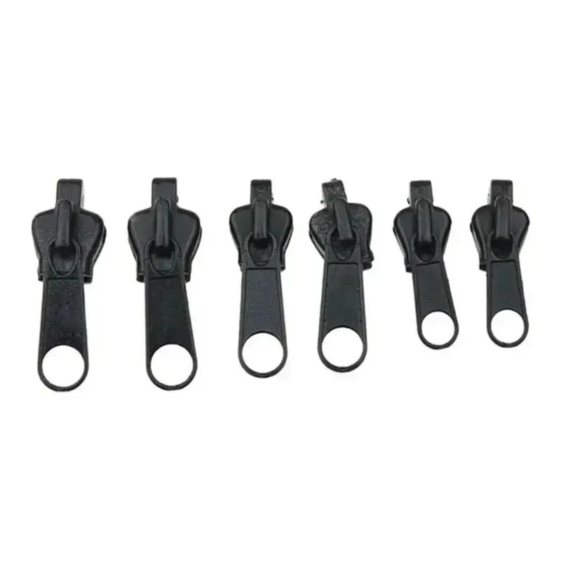 24-Piece Black Instant Zipper Repair Kit with New Design