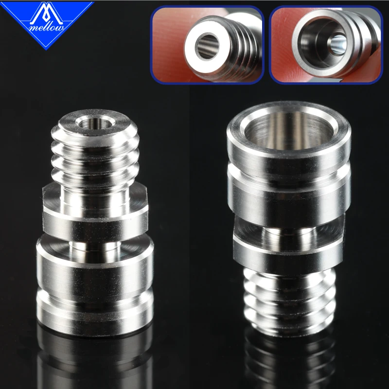 Mellow-all Metal Hotend Extrusora Kit Titânio Flexível Heat Break para Creality Cr10 Cr-10s Impressora 3d Micro Suíça Atualização Cr10 - Imagem 4