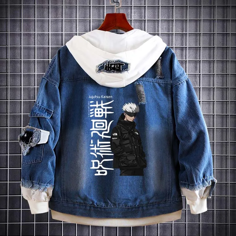 Cosplay Aot Jean Jacket Demon Slayer Hoodie Anime Attack On Titan