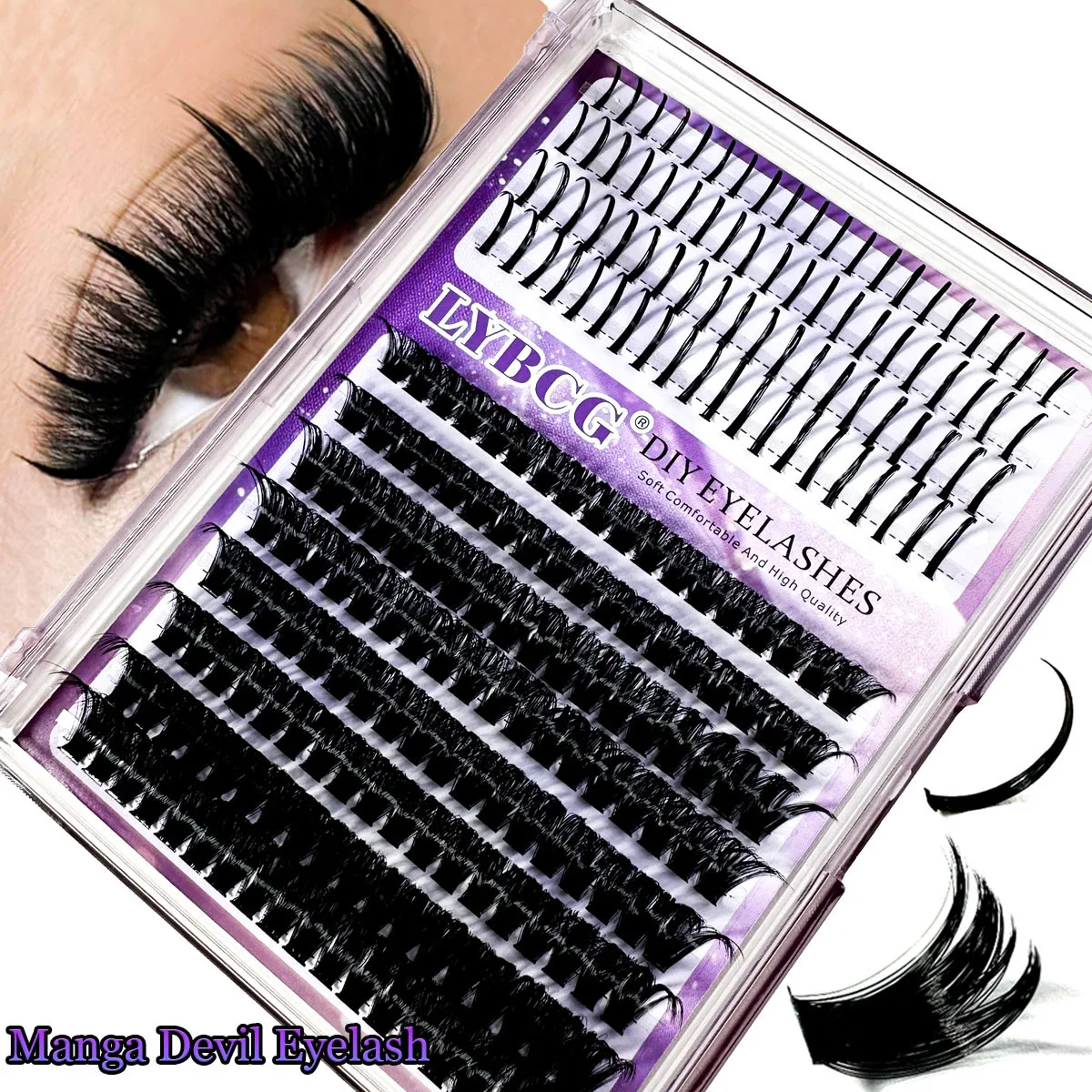 Lash Clusters 100D | DIY Spiky Extensions