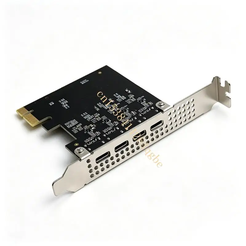 T5UE용 USB3.0 PCIExpress 확장 카드(4개 유형 C 포트 5Gbps 포함)